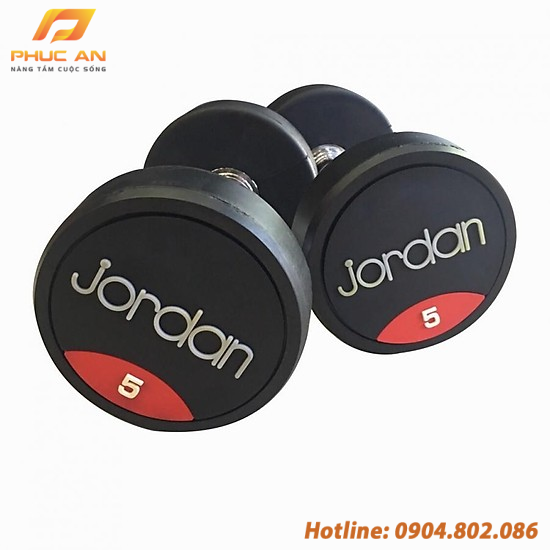 Tạ tay bọc cao su Jordan loại 5kg 5kg
