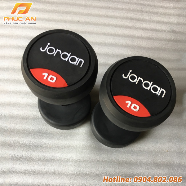 tạ tay bọc cao su cao cấp jordan loại 10kg