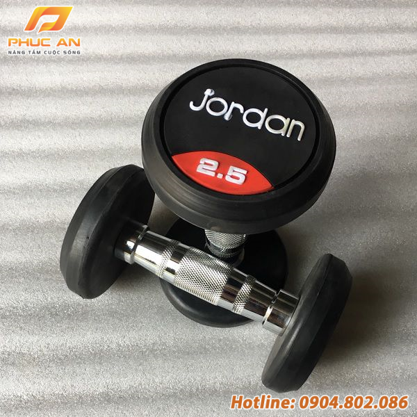 Tạ tay bọc cao su Jordan 2.5kg