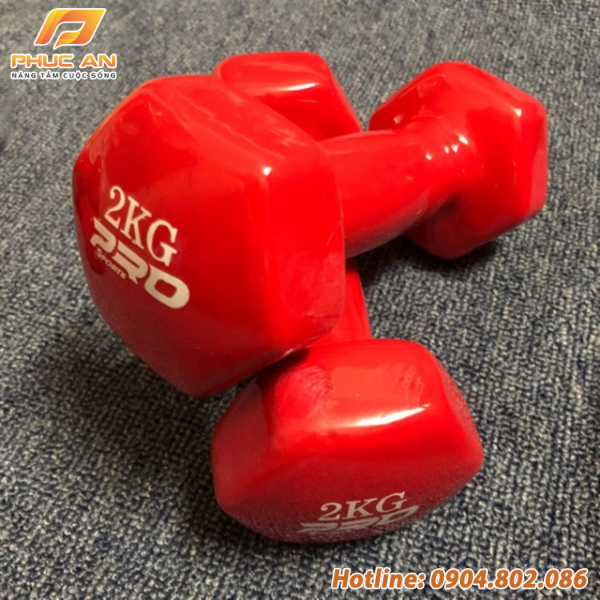 Tạ tay nữ bọc cao su