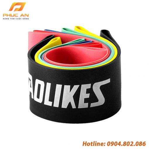Bộ 6 dây tập thể dục đàn hồi cao cấp Aolikes AL3601