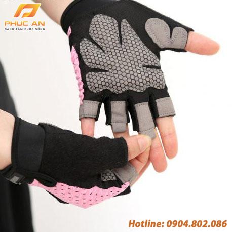 Bộ đôi găng tay nửa ngón tập thể dục thể thao Aolikes AL113