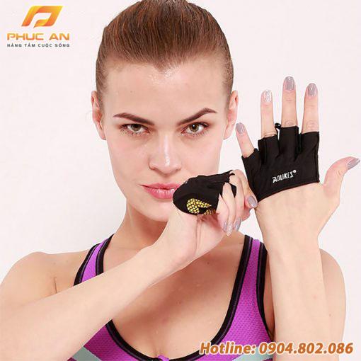 Bộ đôi găng tay xỏ ngón Silicon chống trượt Aolikes AL111