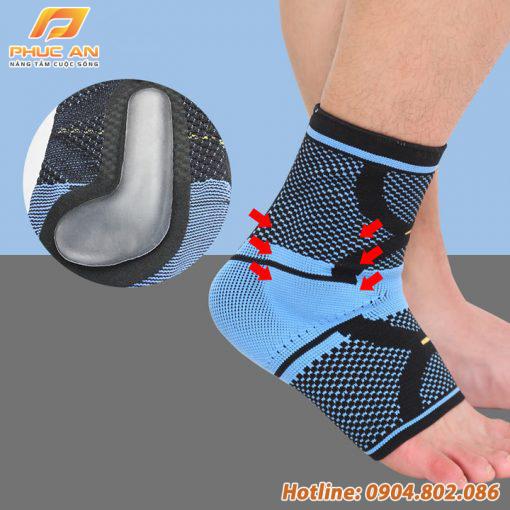 Cuốn bảo vệ mắt cá chân Silicone cao cấp Aolikes AL7131