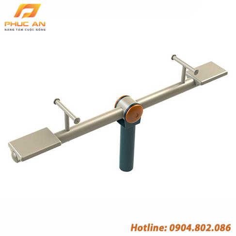 Bập bênh hai chỗ ngoài trời 1 trụ Phúc An