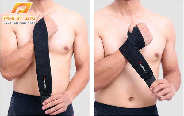 Băng quấn cổ tay xỏ ngón GoodFit GF302W