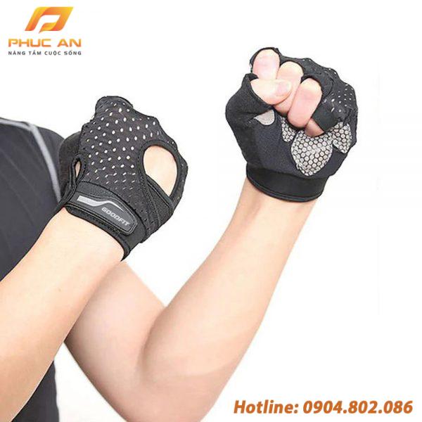 Găng tay, bao tay tập gym nam nữ GoodFit GF203G