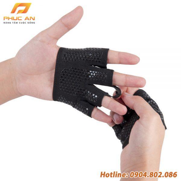 Găng tay tập gym nữ xỏ ngón GoodFit GF204G