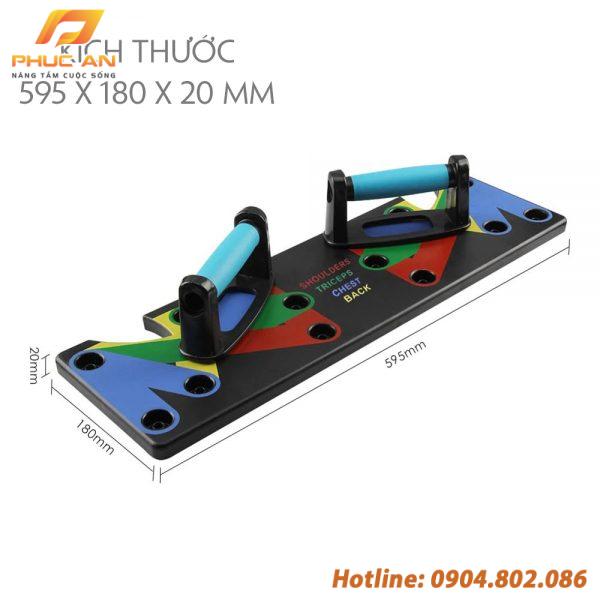 Bộ dụng cụ hít dất chống đẩy 9 in 1