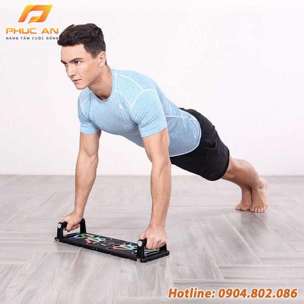 Bộ dụng cụ hít dất chống đẩy 9 in 1