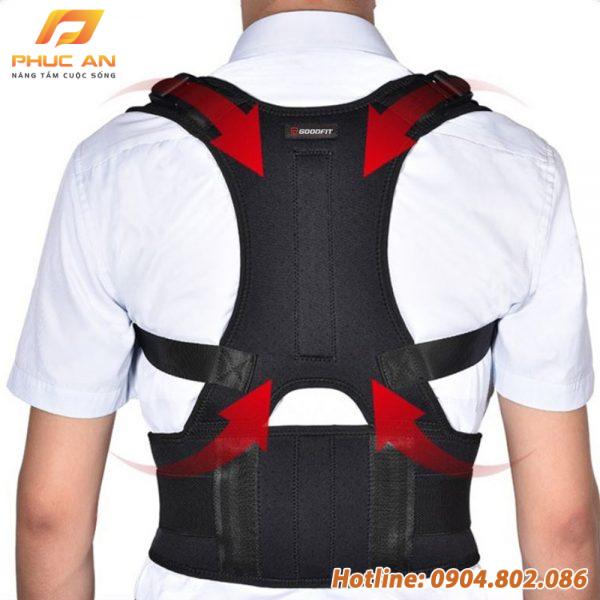 Đai chống gù lưng, áo chống gù lưng chính hãng GoodFit GF713P