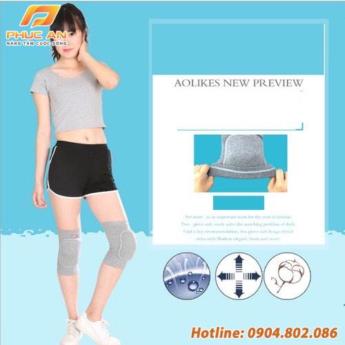 Đai hỗ trợ và bảo vệ đầu gối Aolikes A0210