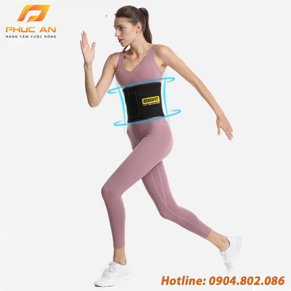 Đai lưng tập gym, đai giảm mỡ bụng GoodFit GF724WS