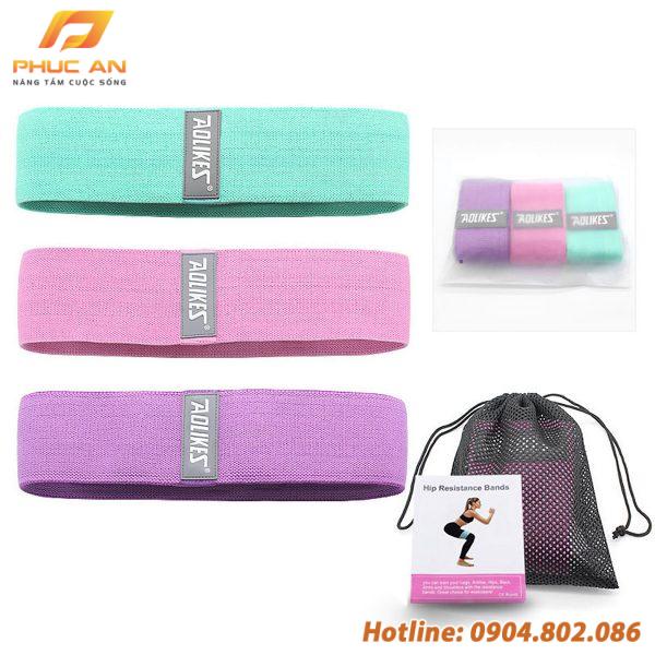 Bộ 3 dây kháng lực tập cơ mông đùi chân Aolikes YE-3604