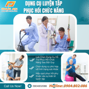Lựa chọn dụng cụ luyện tập phục hồi chức năng